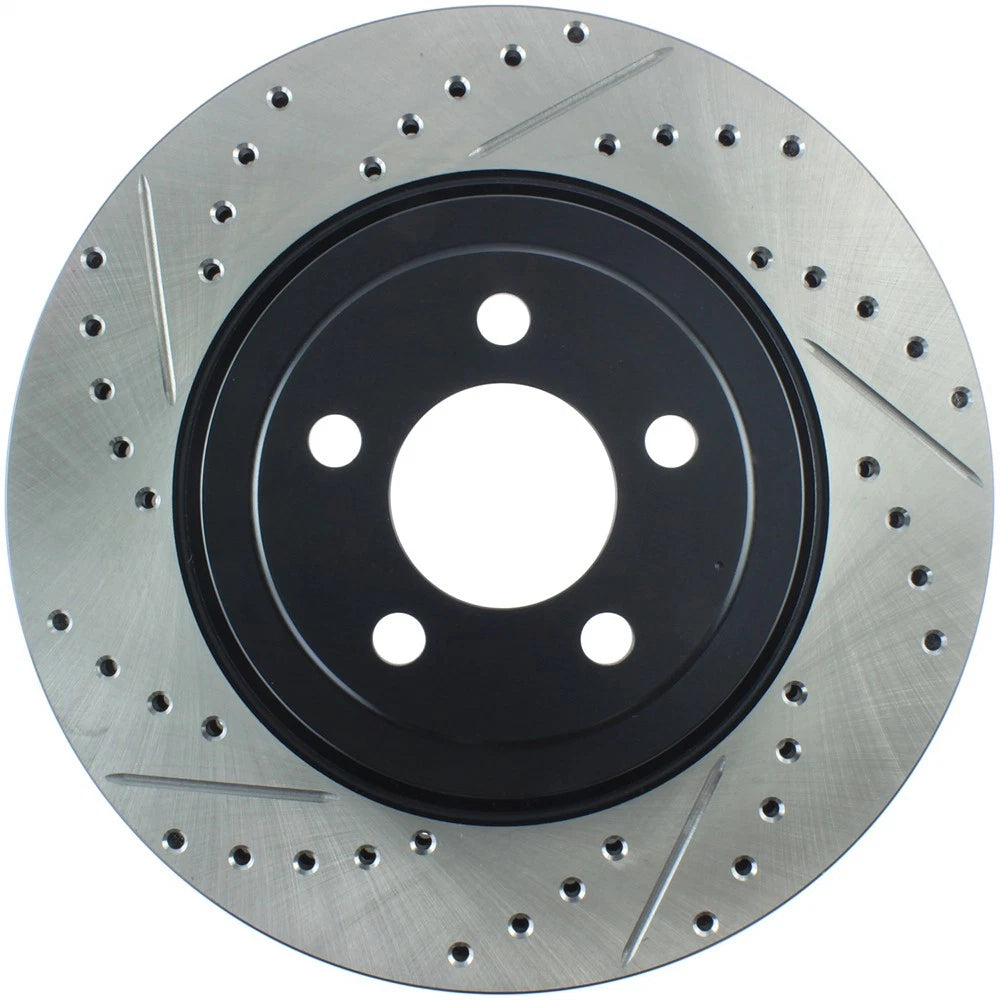 StopTech 127.63061R Front Right Drilled Slotted Brake Rotor for 2006-19 Charger