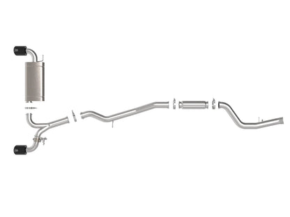 aFe Takeda 3in to 2.5in SS Cat-Back Exhaust | Toyota Supra 21-24 (49-36050-P)