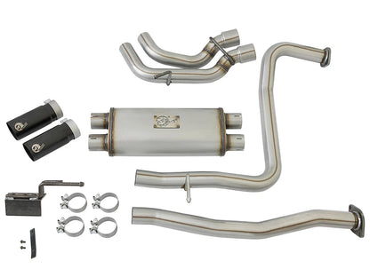 aFe Rebel Series 2-1/2 SS Cat-Back Exhaust | Nissan Titan V8 5.6L (16-17) (49-46126-B)