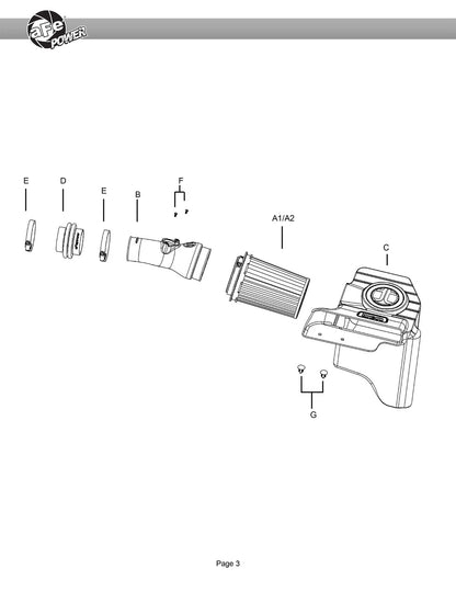 aFe Momentum GT Pro Dry S Cold Air Intake | Honda CR-V 1.5L (17-20) (56-70023D)