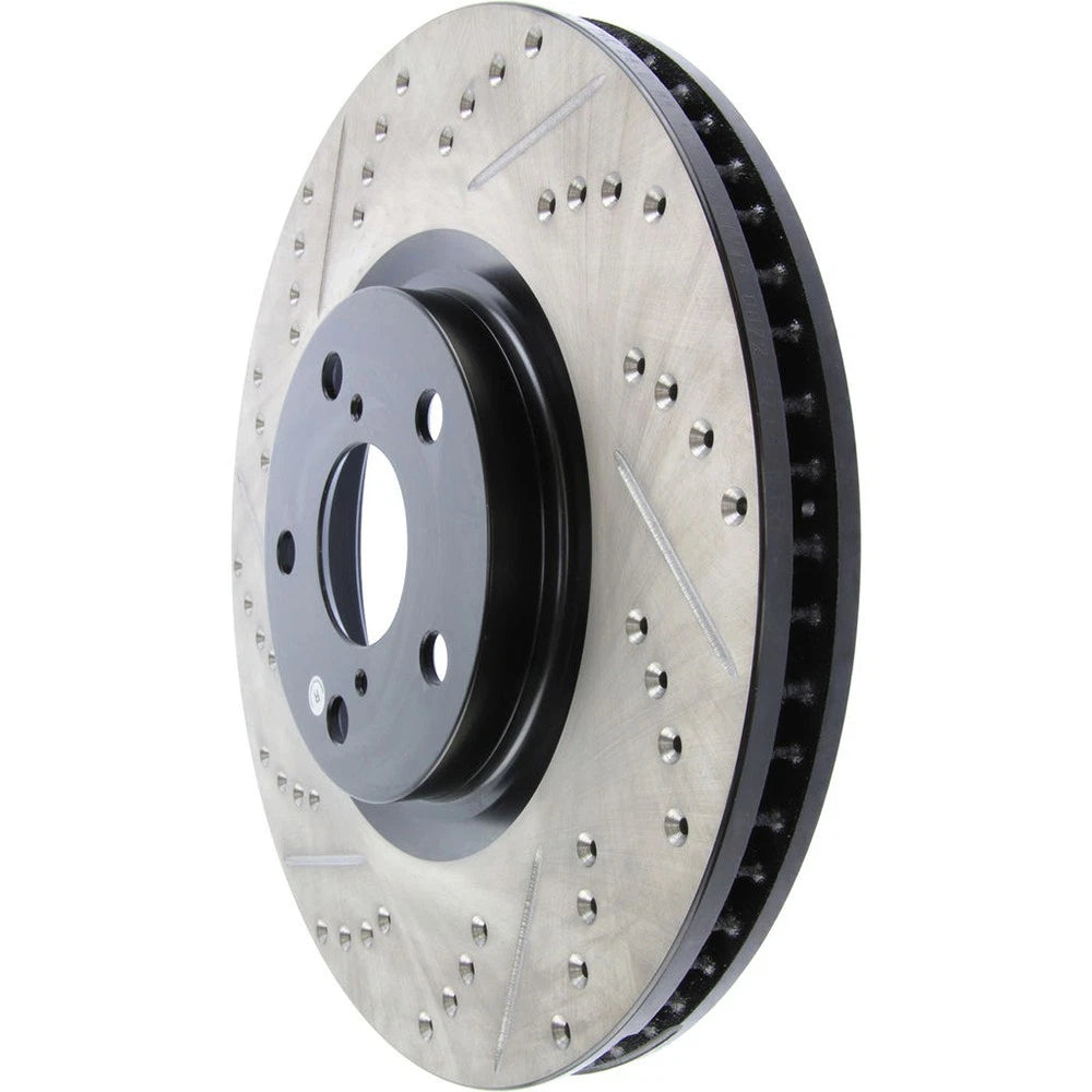 StopTech 127.44104R Front Right Drilled Slotted Disc Brake Rotor for 93-98 Supra