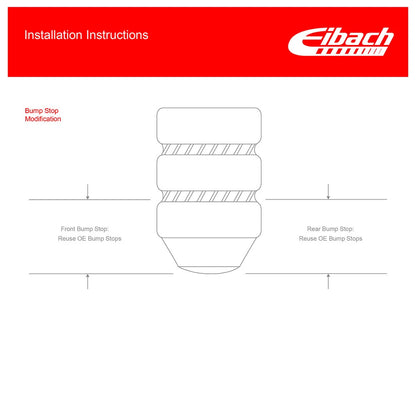 Eibach Pro-Kit Lowering Springs for 2019-2023 Toyota Corolla 2.0L Sedan