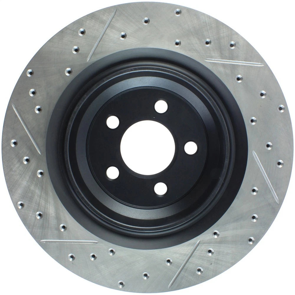 StopTech 127.63064L Rear Left Drilled Disc Brake Rotor for 2008-2019 Challenger
