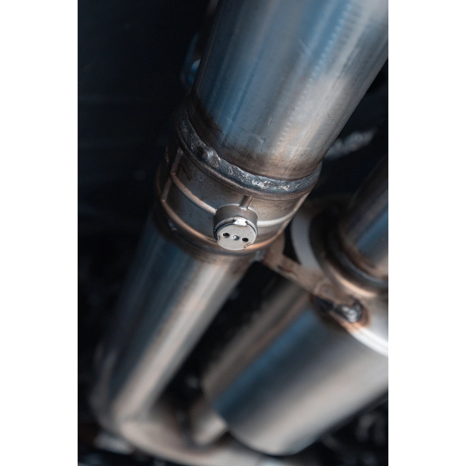 MBRP 2024 Ford Mustang Dark Horse 3in Dual Split Rear Exit Exhaust w/ Quad CF Tips | Ford Mustang (24+) (S72843CF)