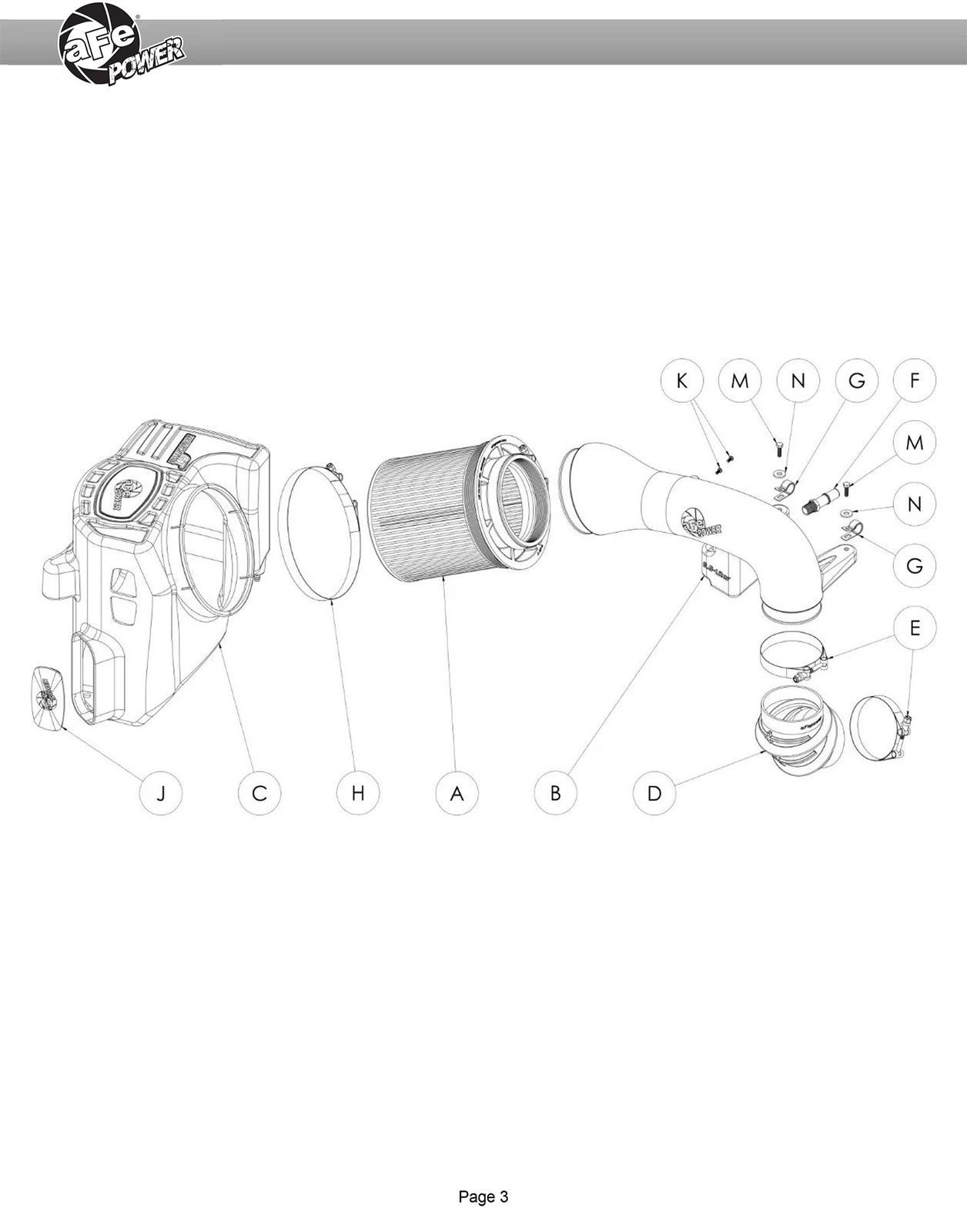aFe Momentum Cold Air Intake w/ Pro Dry S Filter | GM 2500/3500HD V8 6.6L (20) (50-70055D)