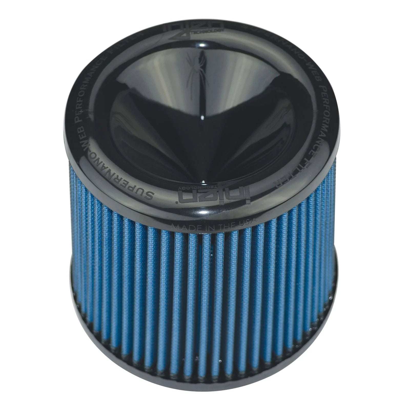 Injen SuperNano-Web 5in Flange Dry Air Filter | Universal (X-1046-BB)