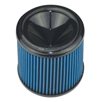 Injen SuperNano-Web 5in Flange Dry Air Filter | Universal (X-1046-BB)