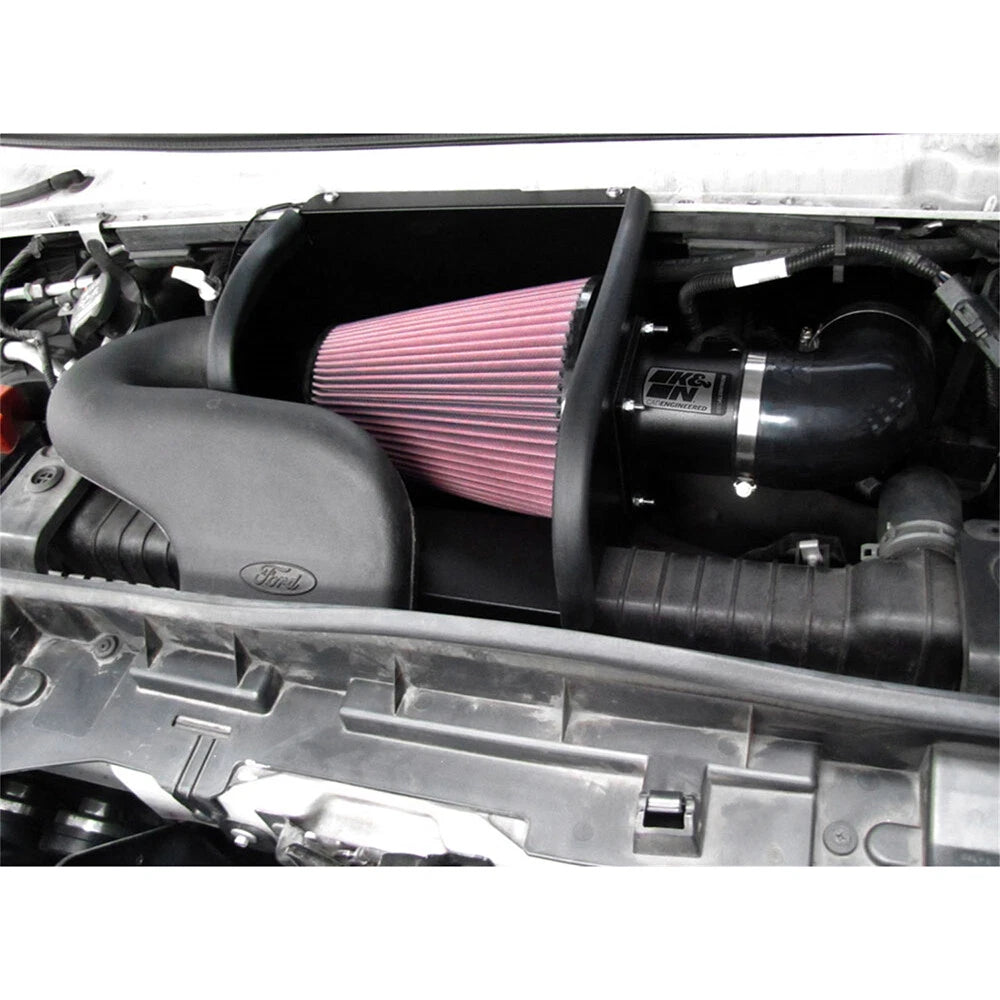 K&N Engineering Black High Flow Performance Kit: Ford E350 / Econoline V10 1997 - 2008 6.8L
