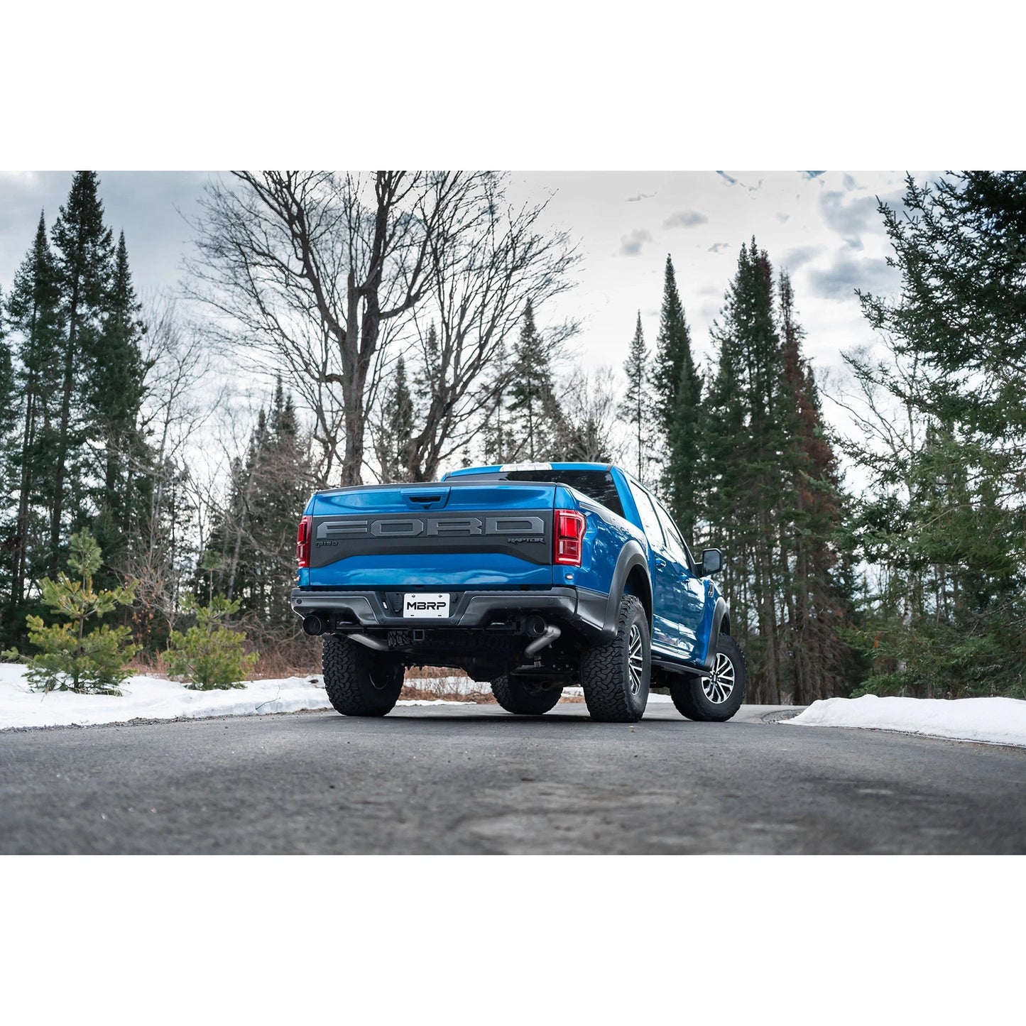 MBRP T409 3in Dual Rear Exit Resonator Back Exhaust | Ford F150 Raptor (17-20) (S5264409)