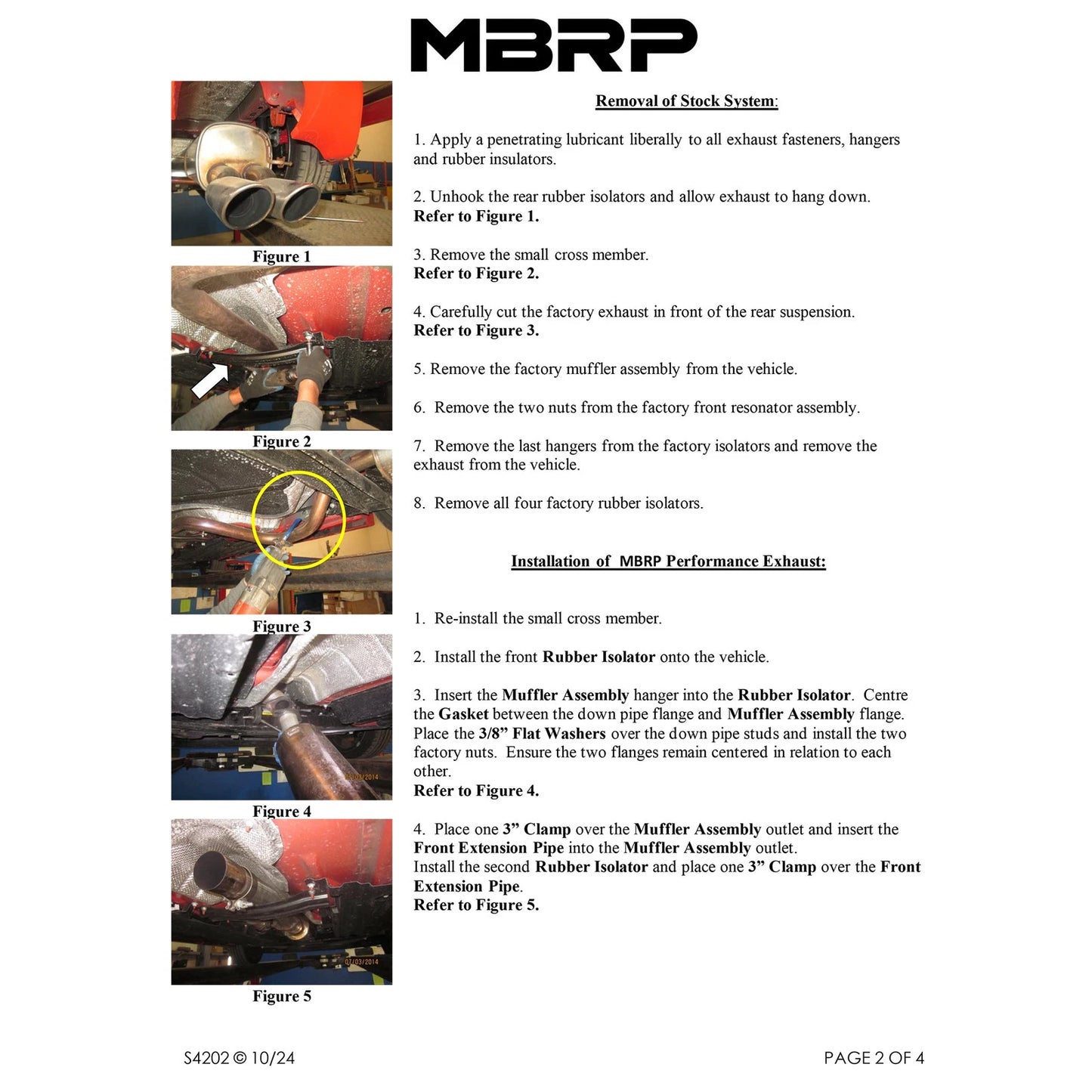 MBRP 3in D&S Aluminum Cat-Back Exhaust | Ford Fiesta ST 14-19 (S4202AL)