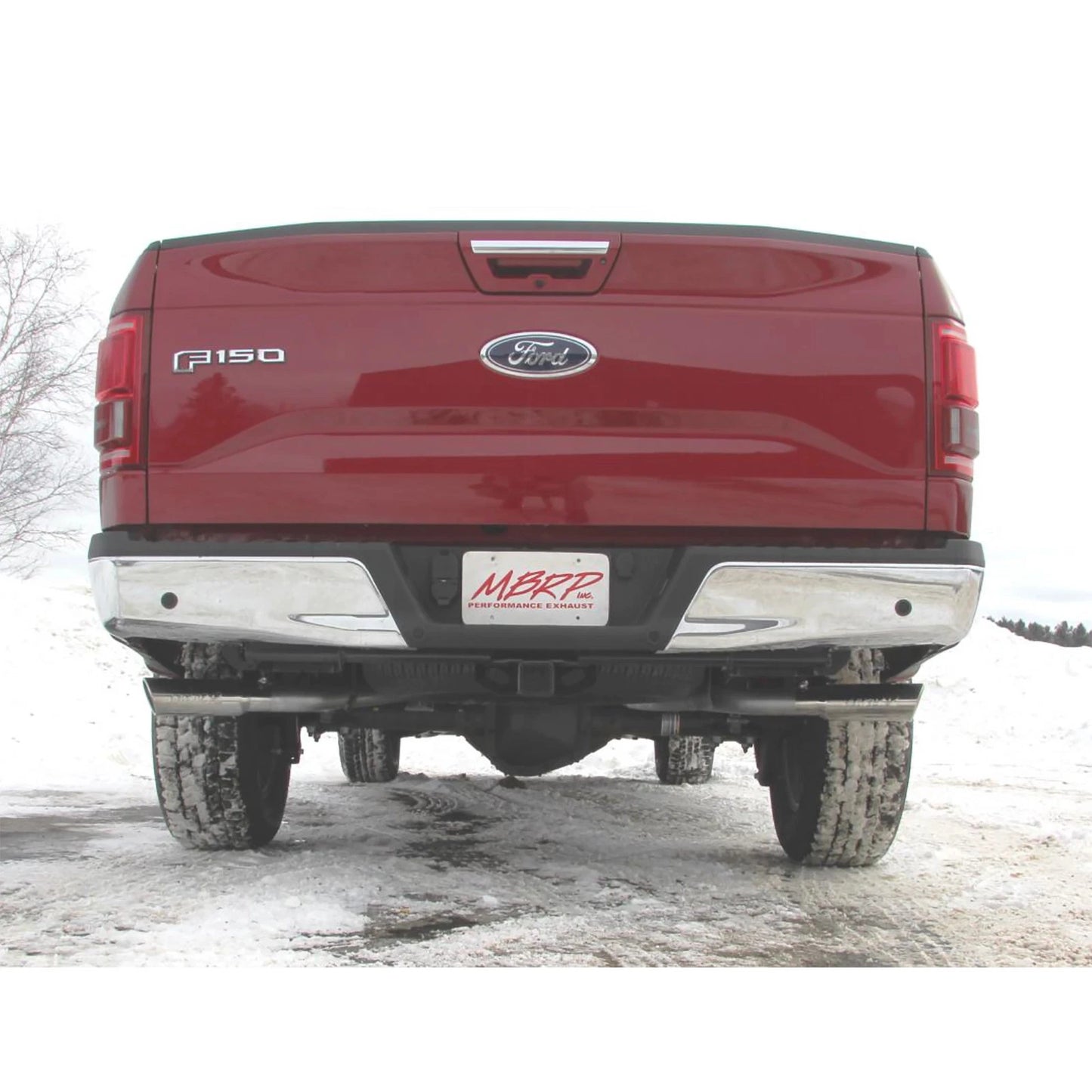 MBRP 2.5in Dual Side Split Alum Cat-Back | Ford F-150 15-20 (S5254AL) (S5254AL)