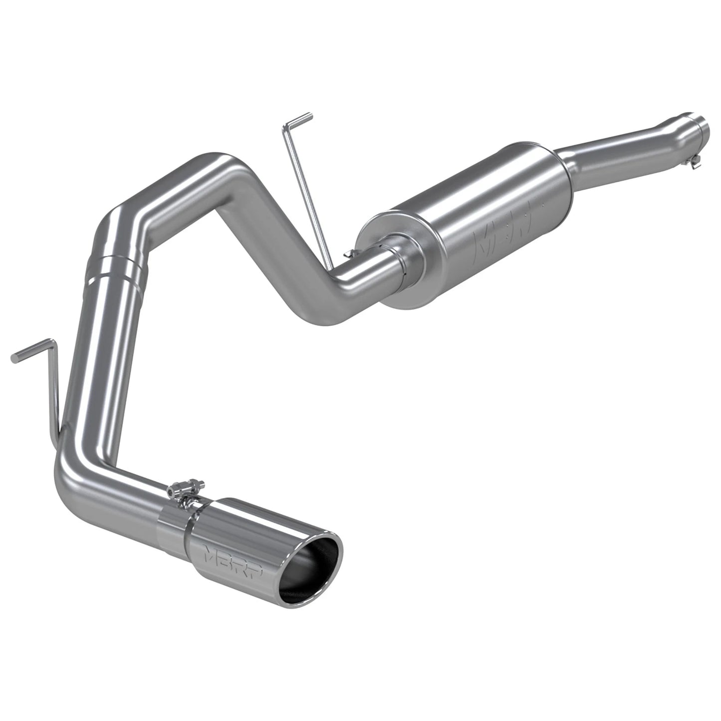 MBRP 3in. Cat-Back Single Side Exit Exhaust | Nissan Titan 5.6L EC/CC (04-06) (S5400AL)