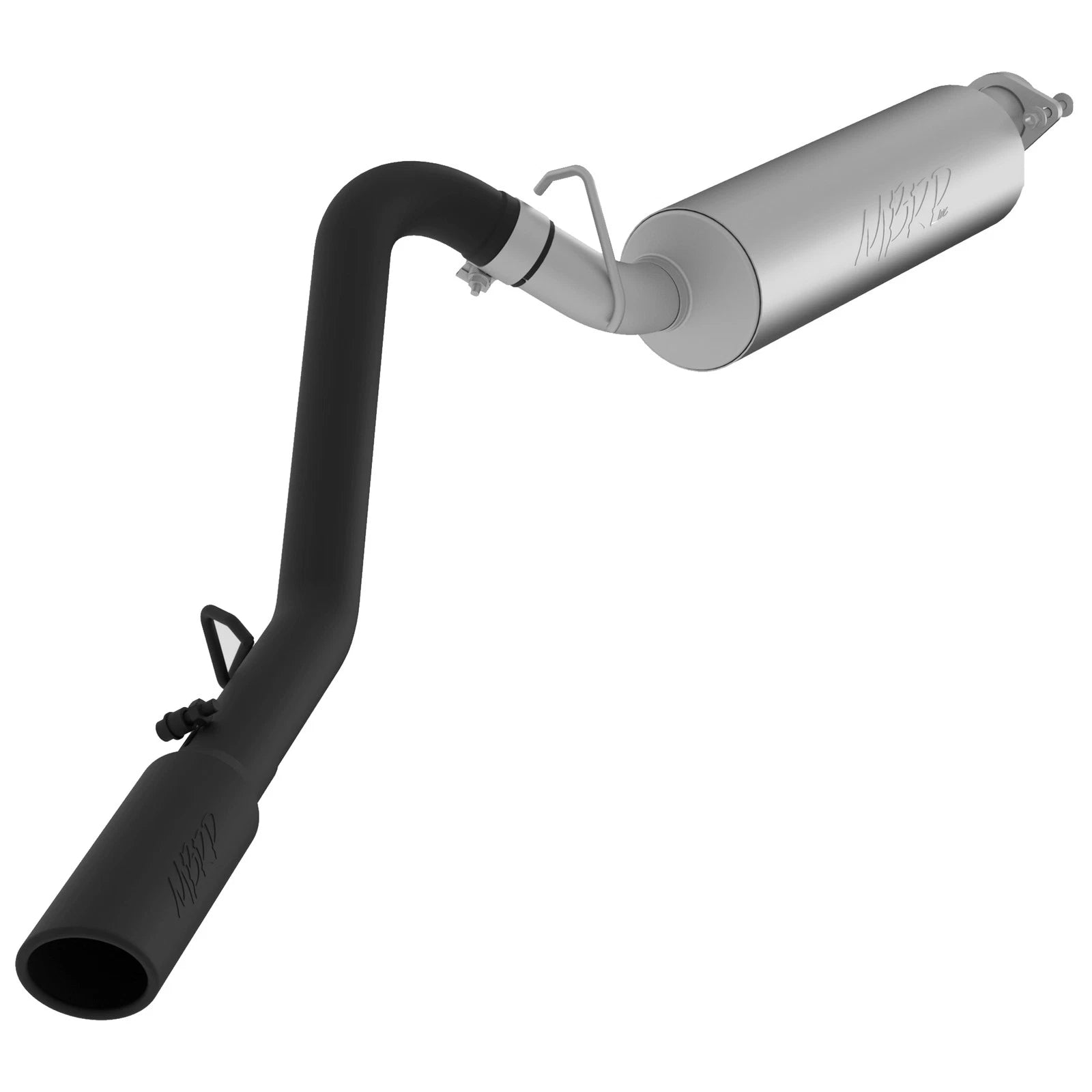 MBRP 2.5in Cat-Back Single Side Exhaust | Jeep Wrangler (JK) 2000-06 (S5500BLK)