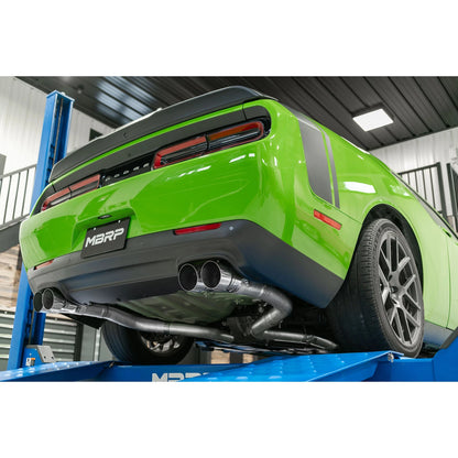 MBRP Race Series 3in Cat-Back D&S Exhaust w/ Quad Tips | Dodge Challenger 16+ (S7114AL)
