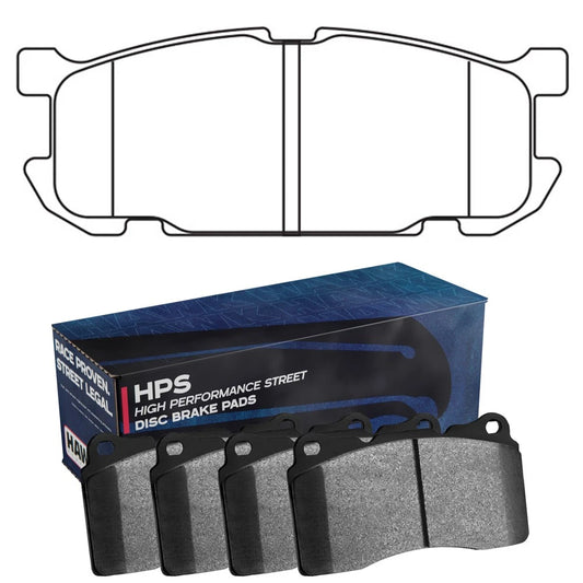Hawk Performance Street Rear Brake Pads | Mazda Miata (2001–2002) (HB442F.496)