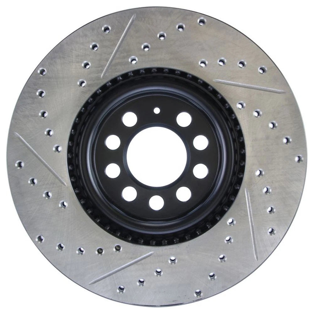 StopTech 127.33062L Front Left Drilled Brake Rotor for 00-03 S3 / 99-07 Audi TT