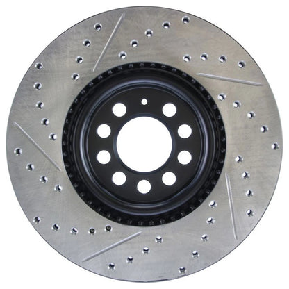 StopTech 127.33062L Front Left Drilled Brake Rotor for 00-03 S3 / 99-07 Audi TT