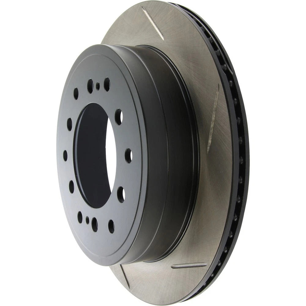 StopTech 126.44128SL Rear Left Slotted Brake Rotor for 2003-2009 GX470 / 4Runner