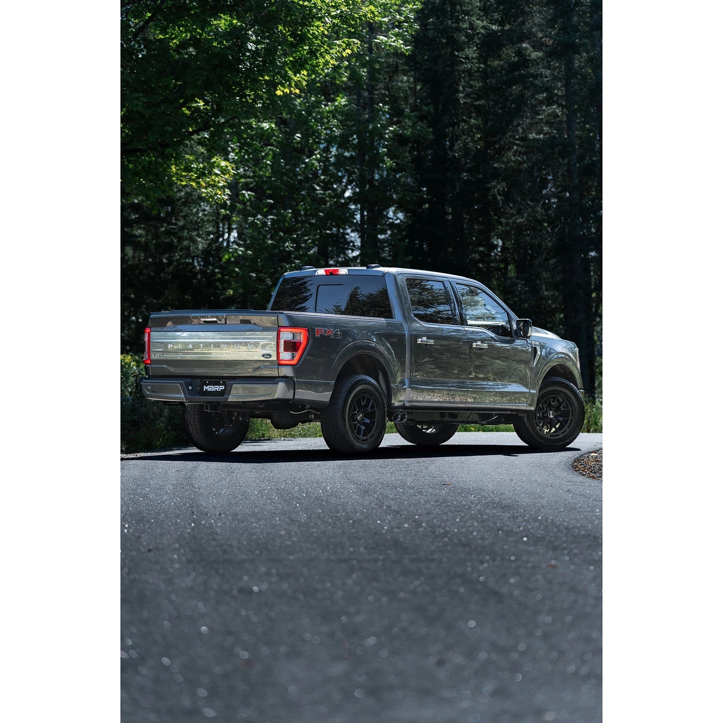 MBRP 3in Cat-Back Single Side Exit Black Armor | Ford F-150 21-23 (S5217BLK)