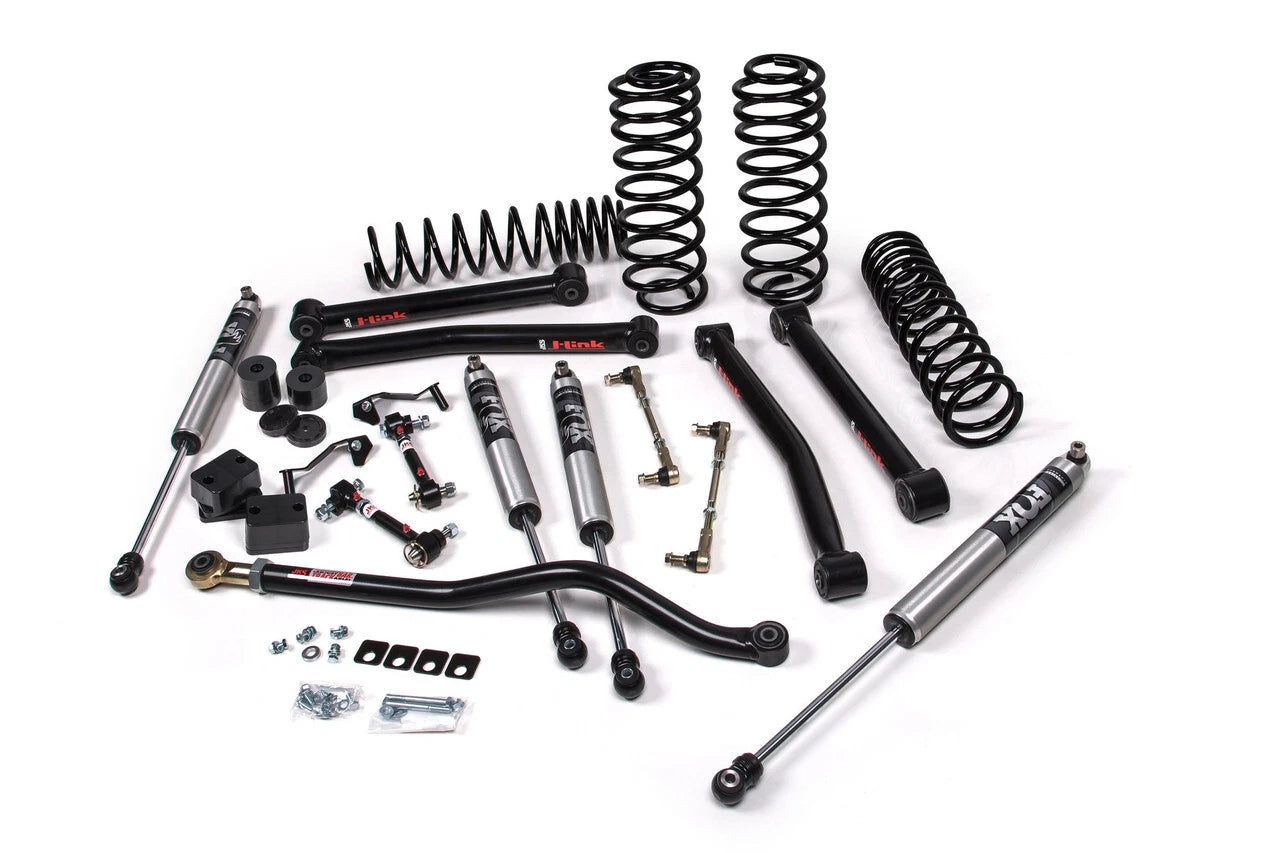 JKS 18-21 Jeep JL J-Konnect 2.5in 4Dr w/Fox 2.5 Performance Elite Series Shocks STD Rate Coils