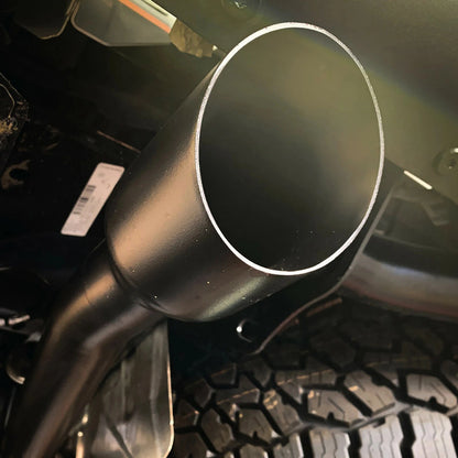MBRP 2.5in Dual Rear Exit Cat Back Exhaust Black Coated | Jeep Gladiator 3.6L (20) (S5538BLK)