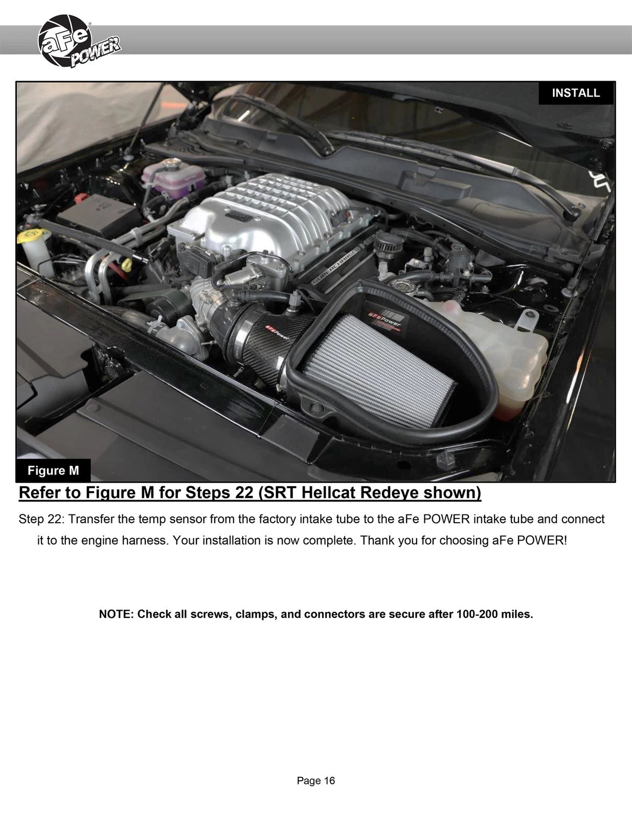 aFe Track Series Stage-2 Carbon Intake | Dodge Challenger 18-23 (57-10001D)