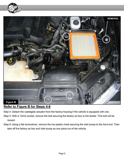 aFe Quantum Cold Air Intake w/ Pro DRY S Filter | Ford F-150 EcoBoost V6 2.7L/3.5L (15-24) (53-10033D)