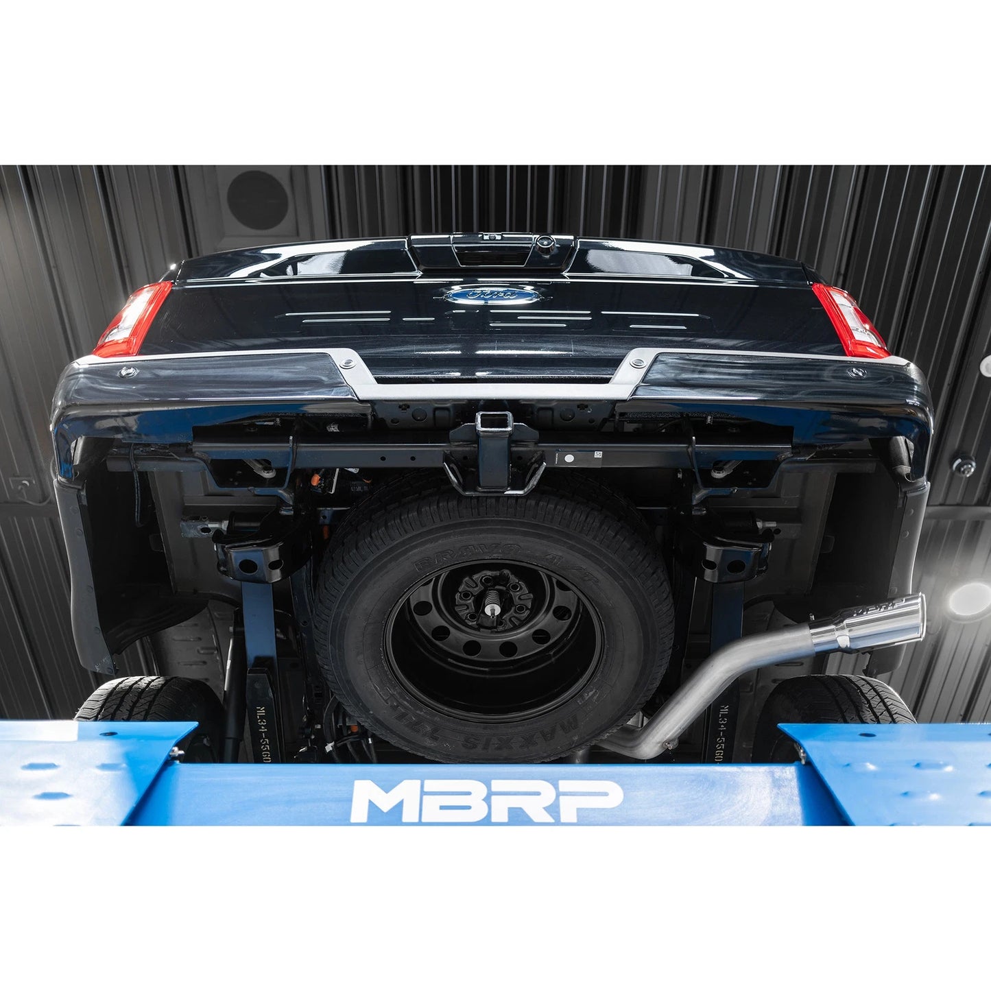 MBRP 3in T304 Single Side Catback Exhaust | Ford F-150 2021+ 2.7L/3.5L Ecoboost / 5.0L (S5211304)