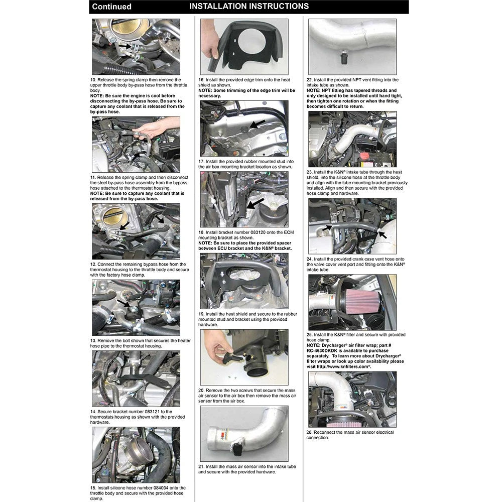 K&N Engineering Silver Typhoon Intake: Acura TSX 2009 2.4L