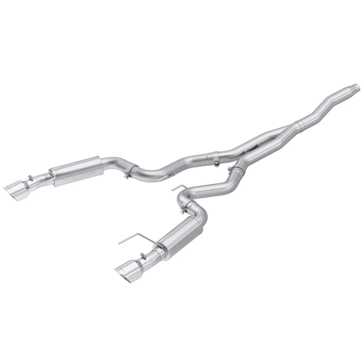 MBRP 3in T409 D&S Cat-Back Race Version | Ford Mustang EcoBoost (15-24) (S7275409)