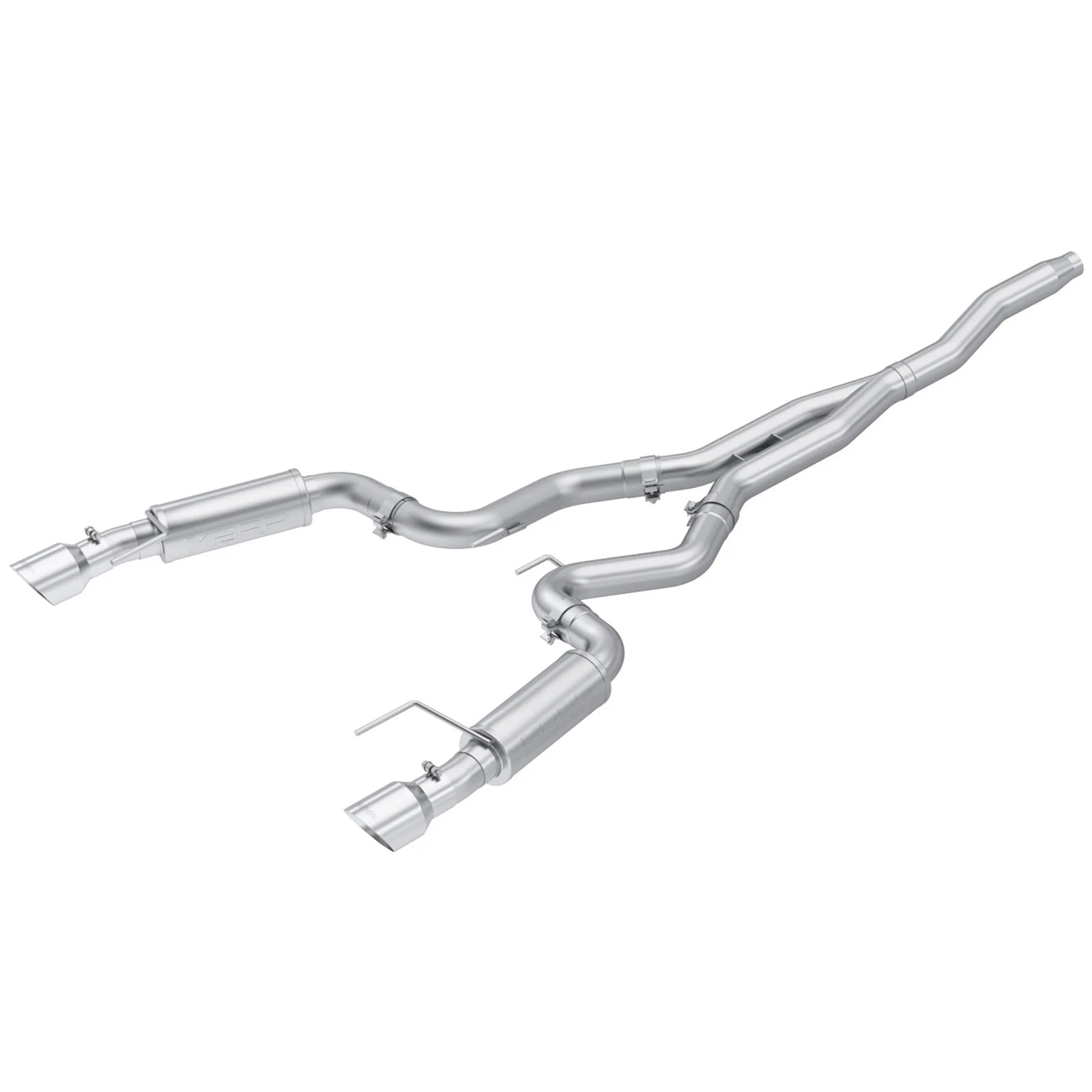 MBRP 3in T409 D&S Cat-Back Race Version | Ford Mustang EcoBoost (15-24) (S7275409)