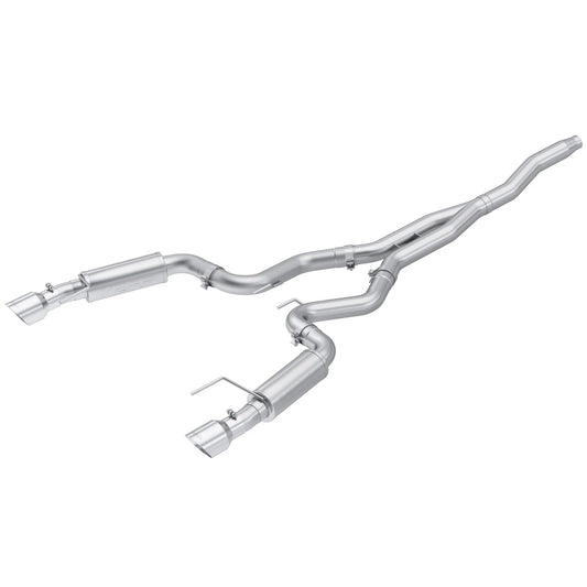 MBRP 3in T409 D&S Cat-Back Race Version | Ford Mustang EcoBoost (15-24) (S7275409)