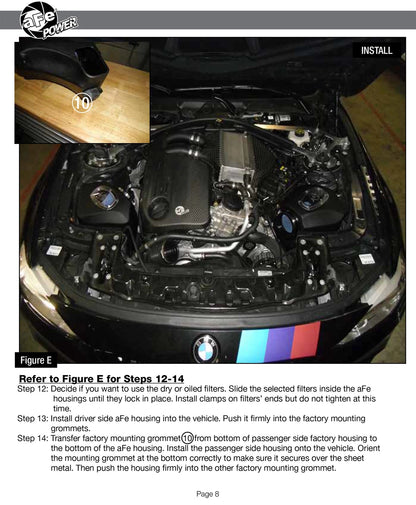 aFe Momentum Pro DRY S Cold Air Intake | BMW M3/M4 (F80/82/83) L6 3.0L (tt) (15-18) (51-76305)