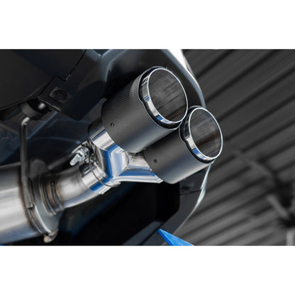 MBRP Dual Split Axleback Exhaust with Quad Tips | 2022+ Subaru WRX (S48103)