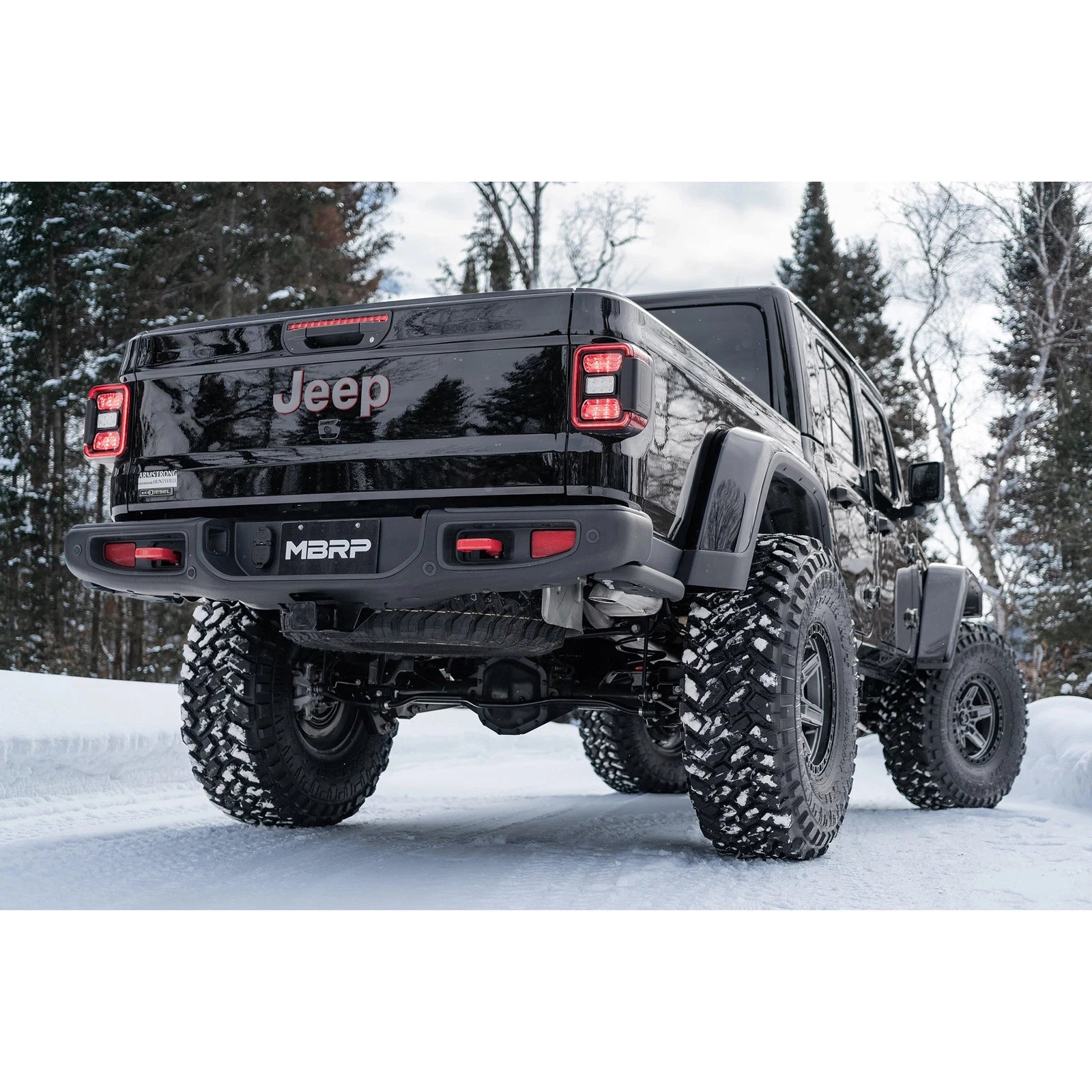 MBRP XP Series T304SS 3in Filter Back w/ Rear Turn Down | Jeep Gladiator JT 19-26 (S6502409)