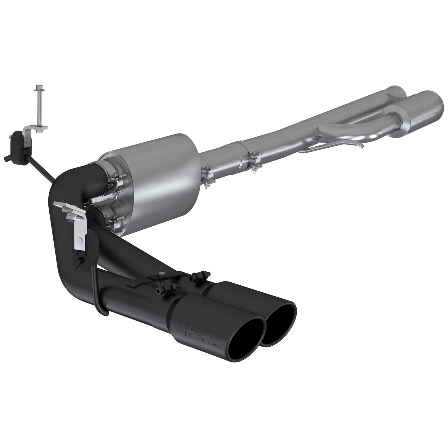 MBRP 4.5L/5.3L Pre-Axle D&S Cat-Back Exhaust w/ 4in OD Tip | Chevy 1500 (S5092BLK)