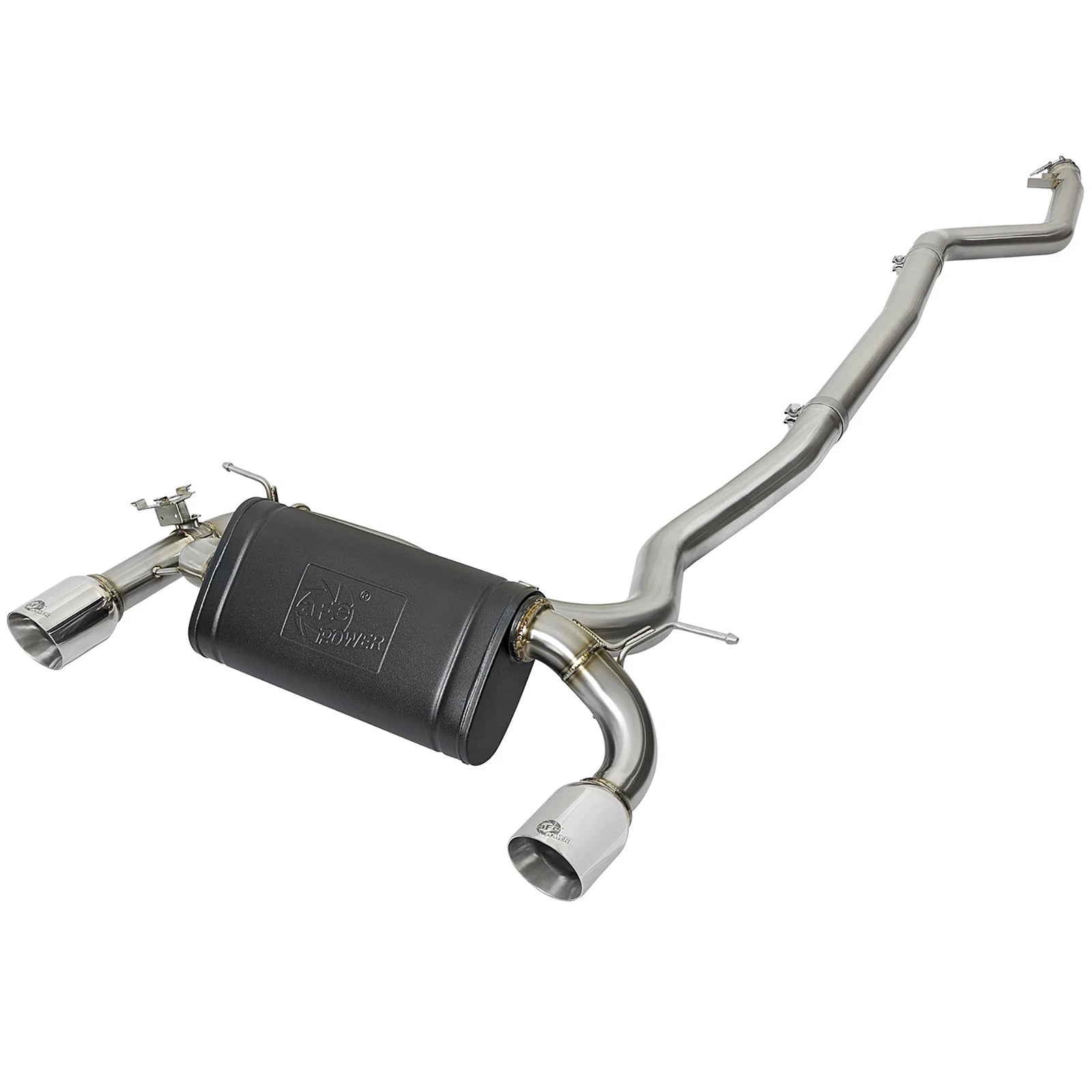 aFe SS Cat-Back Exhaust w/ Polished Tips | BMW 340i/340ix (16-17) (49-36334-P)