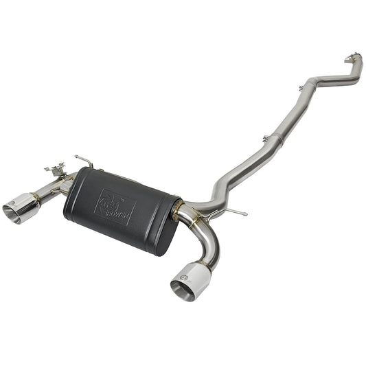 aFe SS Cat-Back Exhaust w/ Polished Tips | BMW 340i/340ix (16-17) (49-36334-P)
