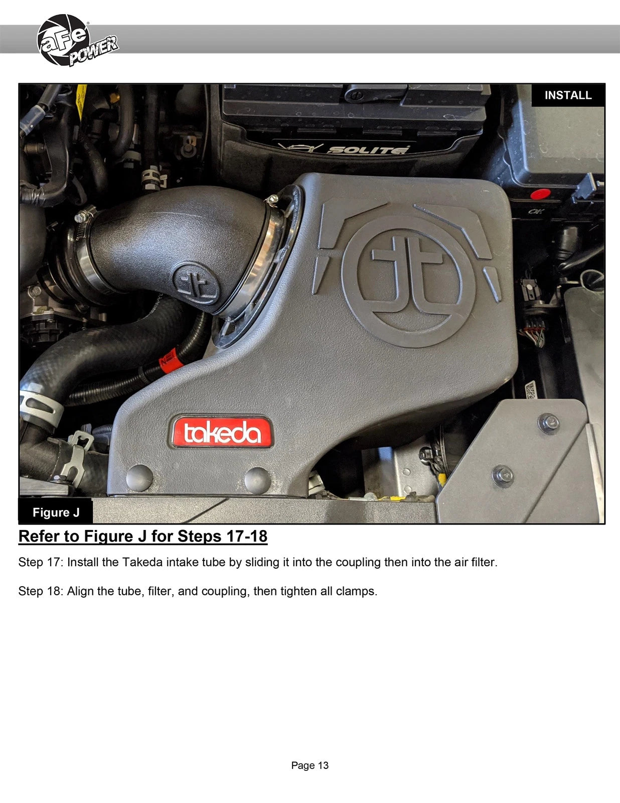 aFe 16-20 Hyundai Elantra L4 2.0L Takeda Momentum Pro 5R Cold Air Intake (56-70024R)