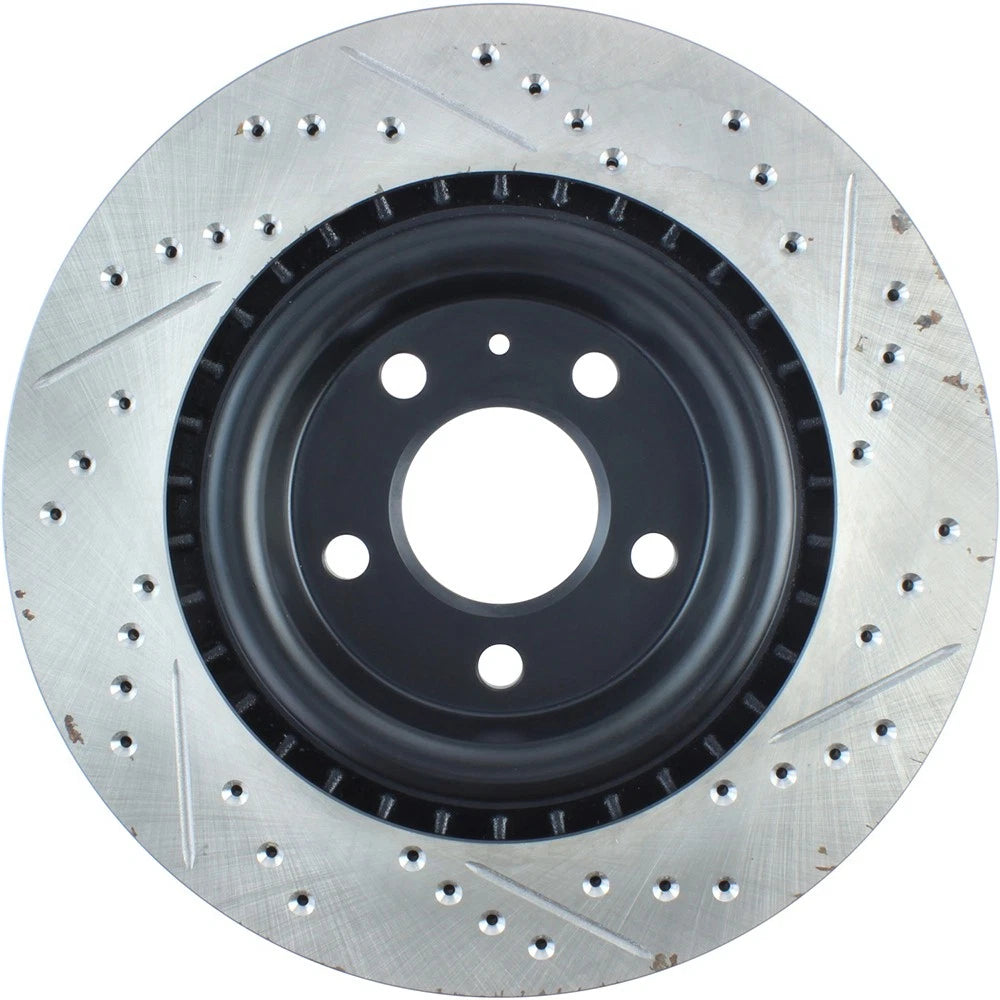 StopTech 127.33137R Rear Right Drilled Brake Rotor for 2010-19 S4 / 15-20 Macan
