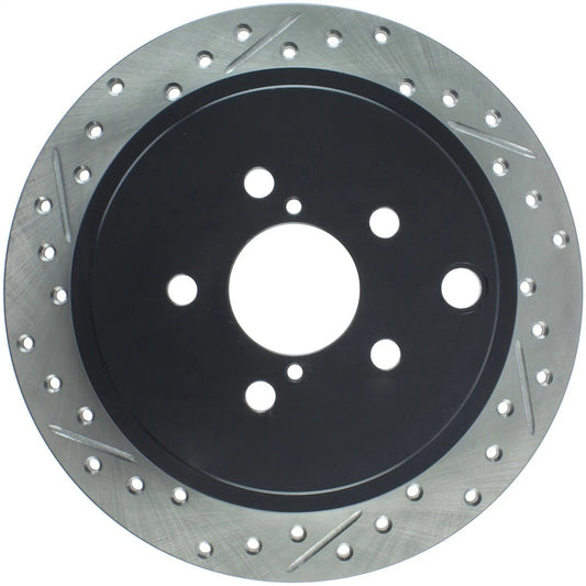 StopTech Slotted & Drilled Right Rear Rotor | Subaru Impreza WRX (08-10)