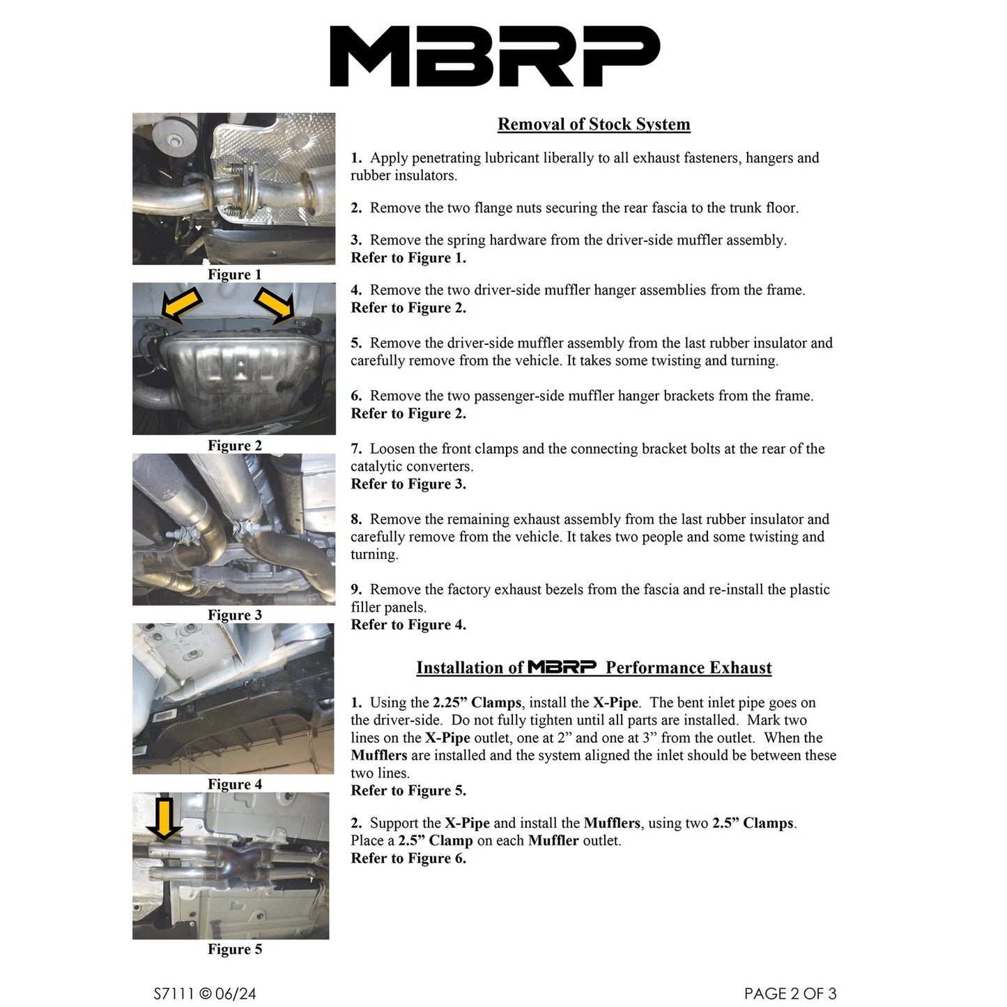 MBRP 2.5in. Aluminized Dual Rear Exit Catback Exhaust | Dodge Challenger 3.6L (15-21) (S7111AL)