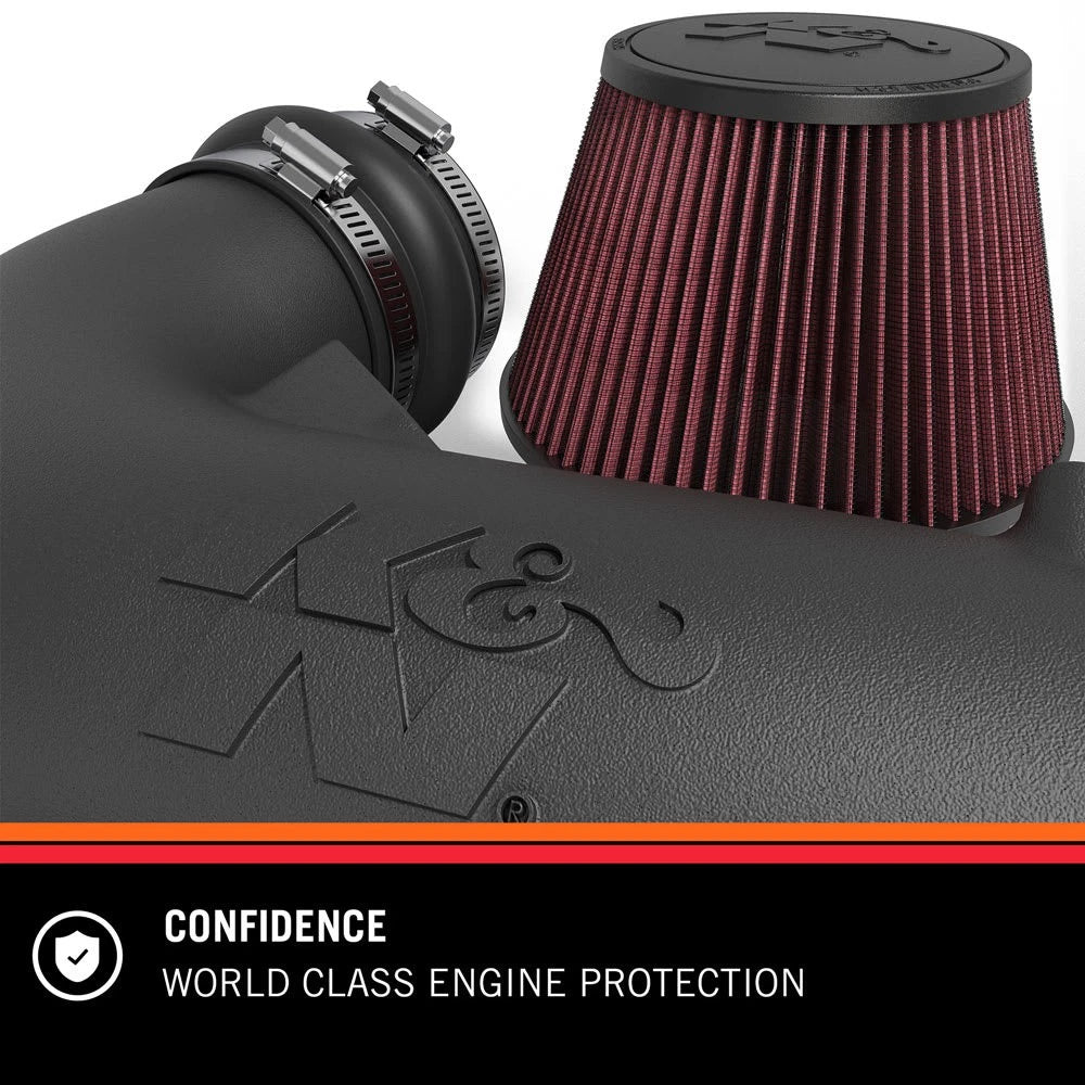 K&N 63-1050 Performance Short Ram Cold Air Intake for 01-04 Corvette Z06 5.7L V8