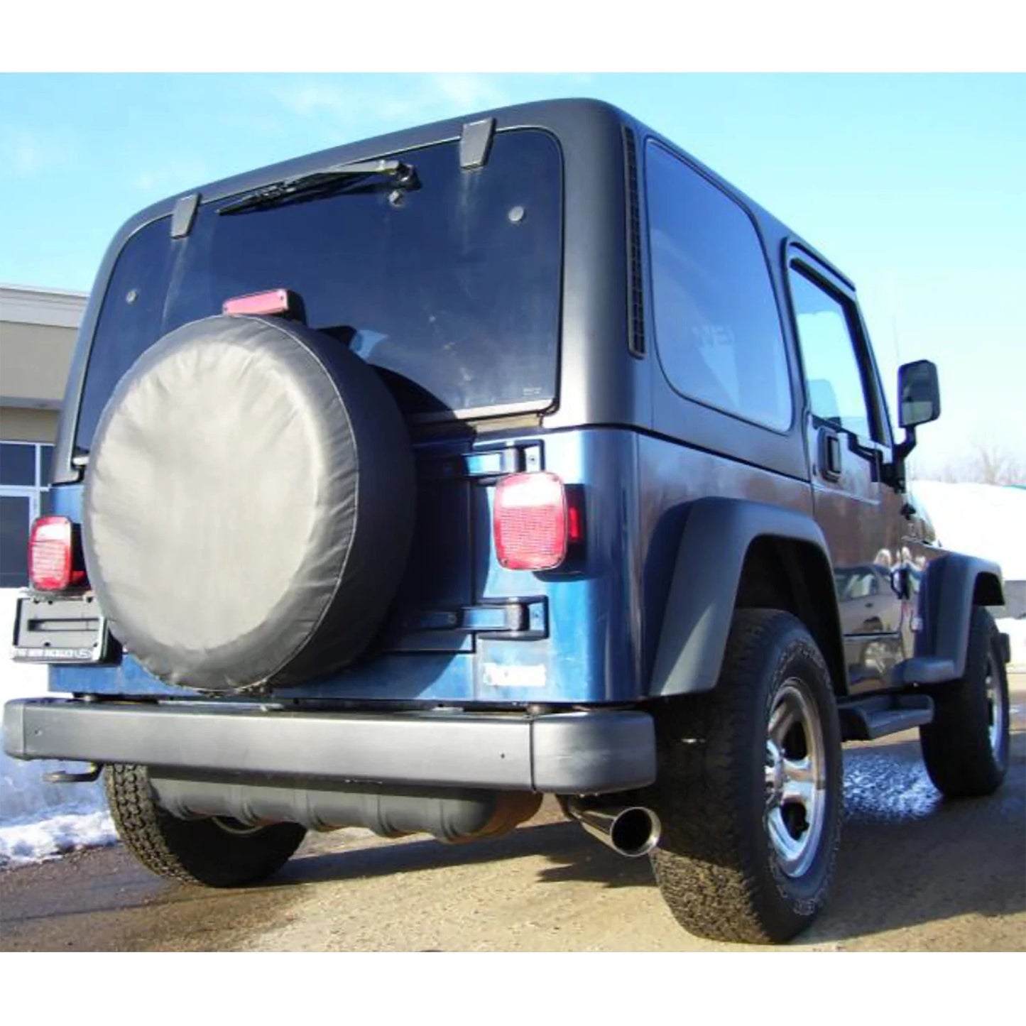 MBRP 2.5in Cat-Back Single Side Exit Exhaust (Aluminum) | Jeep Wrangler (JK) 2000-06 (S5500AL)