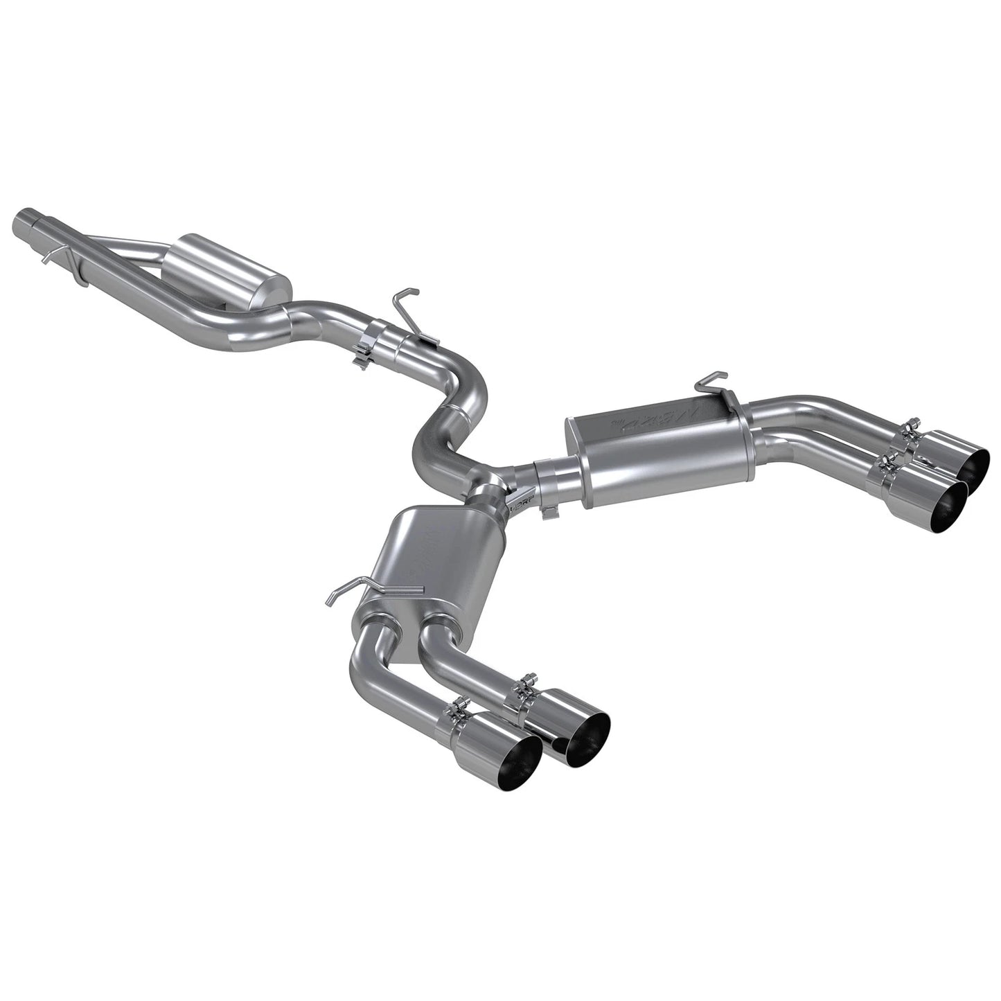 MBRP Pro Series 3" T304 Cat-Back Exhaust | 2015-2020 Audi S3 (S4601304)