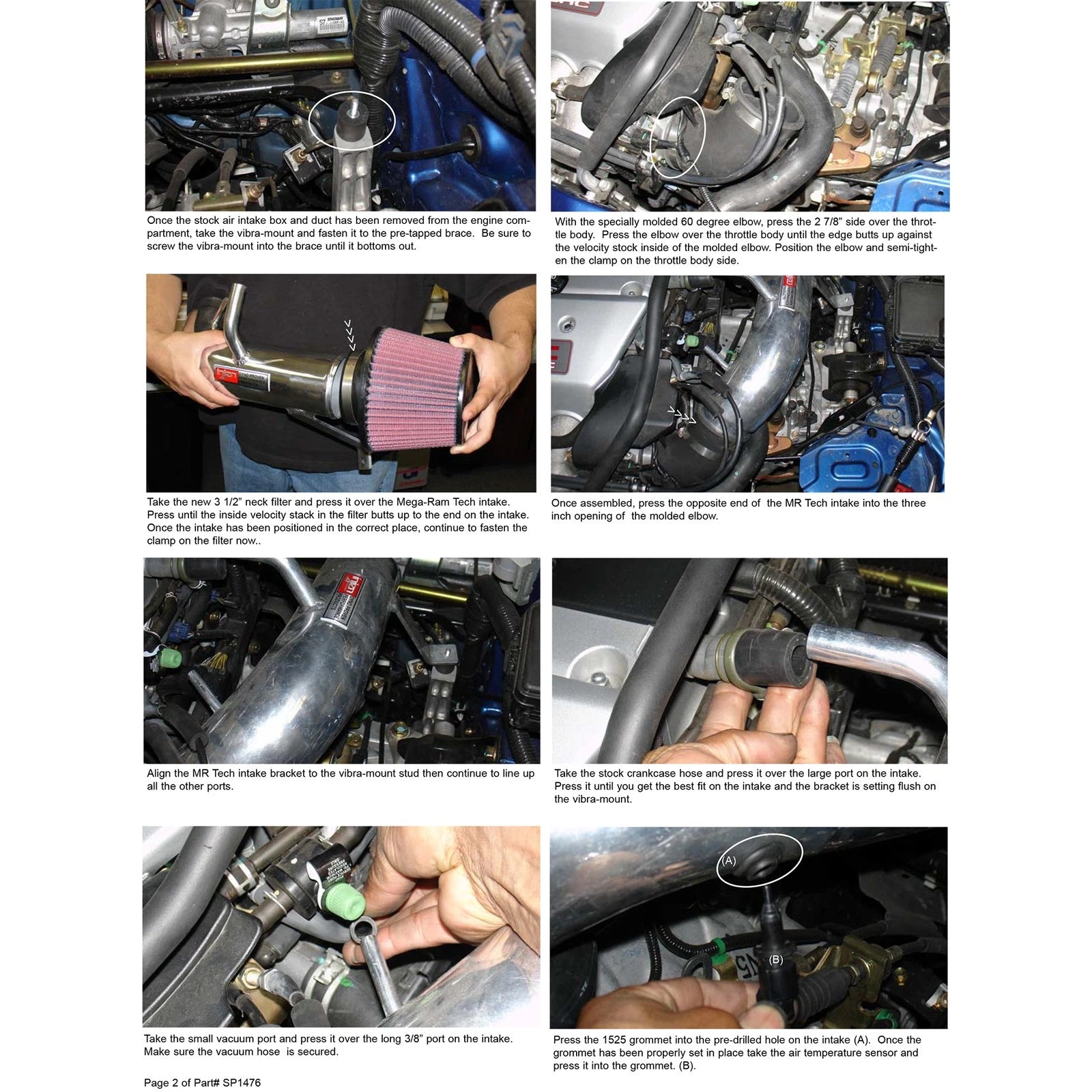 Injen Polished Short Ram Intake System | Honda Civic Si (02-05) / RSX Type S (02-06) (SP1476P)