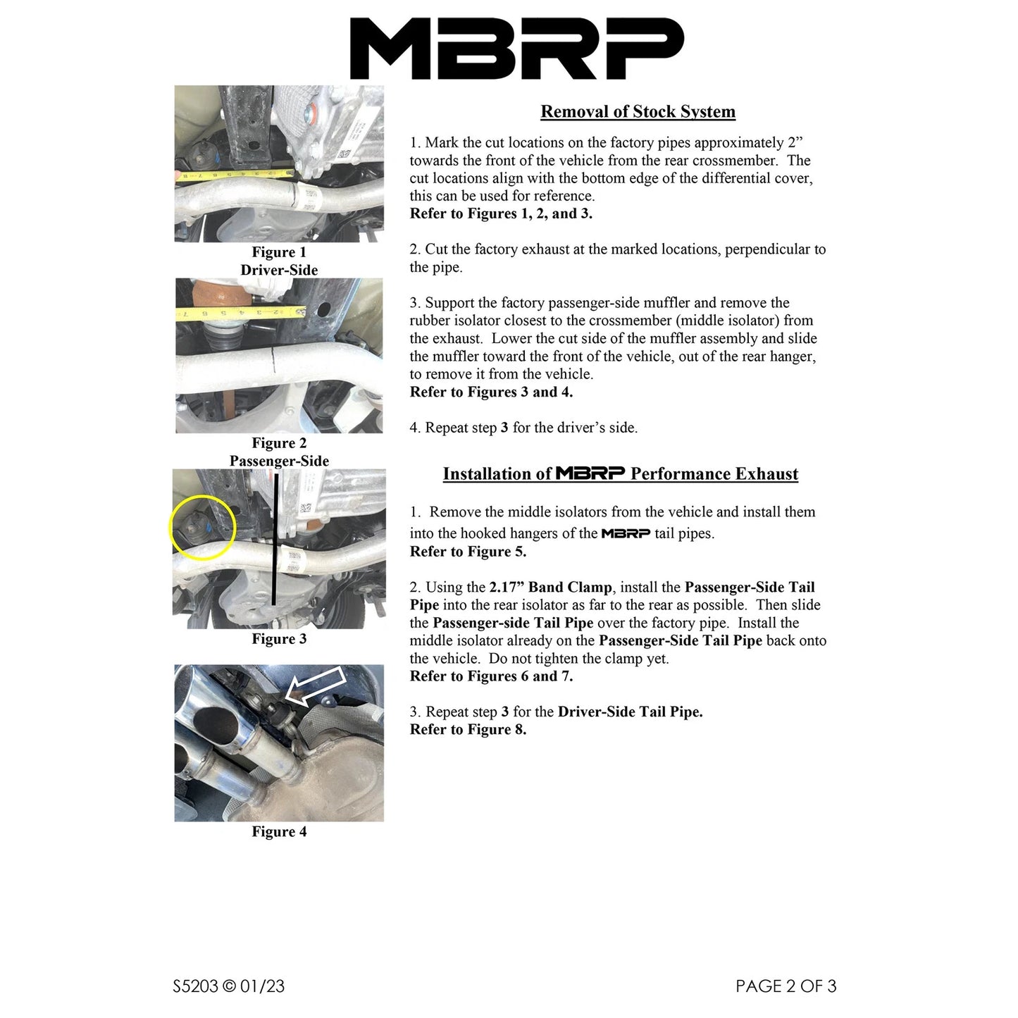 MBRP 2.5in Dual Rear Exit Axle Back w/ Quad CF Tips | Explorer ST 20-21 (S52033CF)