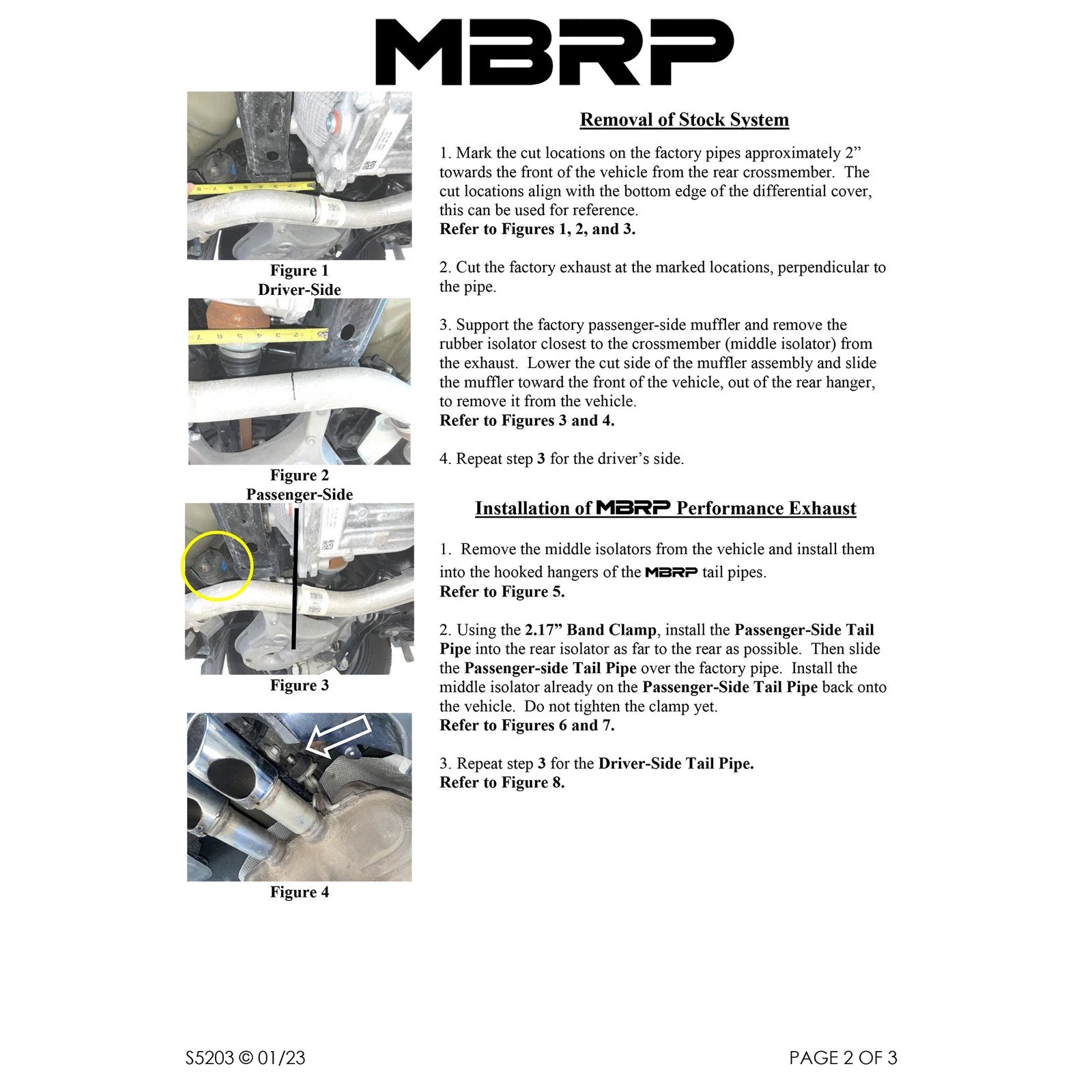 MBRP 2.5in Dual Rear Exit Axle Back w/ Quad CF Tips | Explorer ST 20-21 (S52033CF)