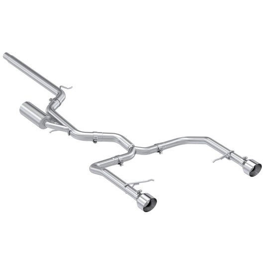 MBRP 3in/2.5in Cat-Back Dual Rear Exit Exhaust T304 | Volkswagen Jetta GLI (22) (S4615304)