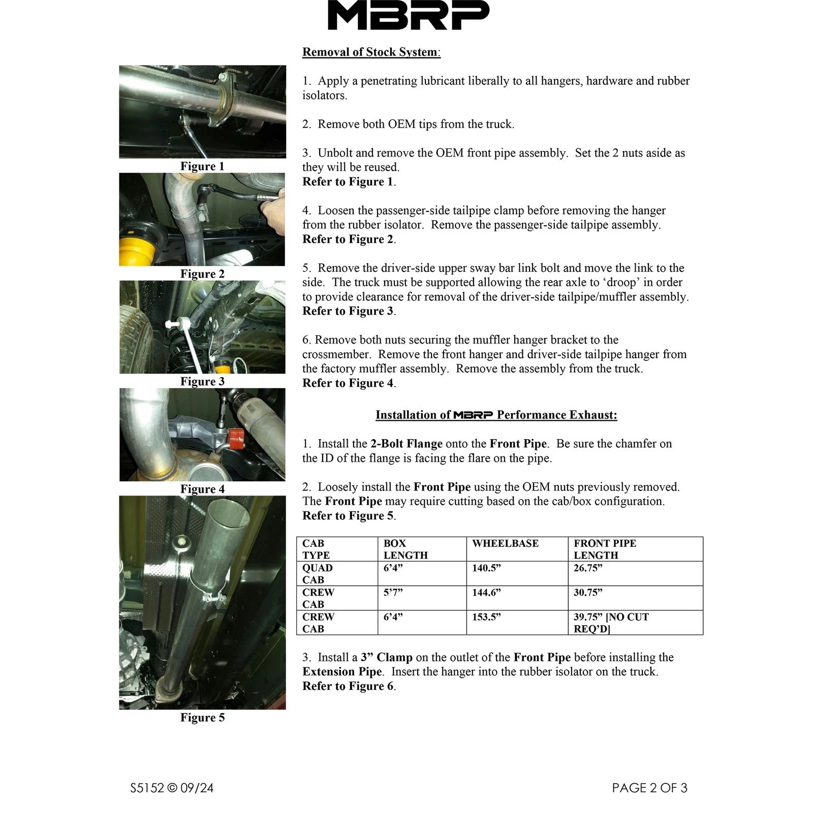MBRP 2.5in Cat-Back Dual Split Rear Exhaust w/ 4.5in Tip | Ram 1500 5.7L (18-24) (S5152AL)